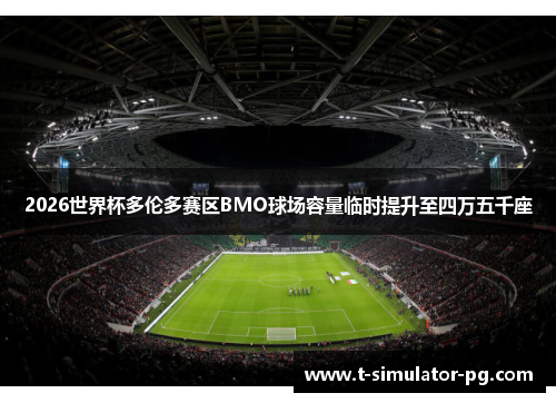 2026世界杯多伦多赛区BMO球场容量临时提升至四万五千座