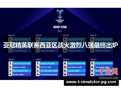 亚冠精英联赛西亚区战火激烈八强最终出炉